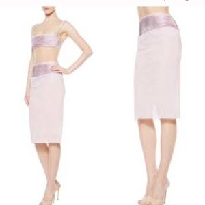 NWT La Perla Jupe Tulle Skirt Lilac Size XS